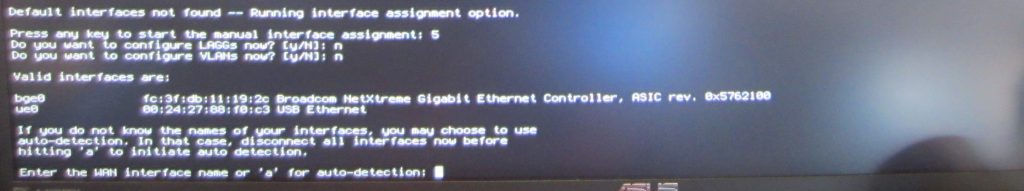 11 interface assignment for opnsense
